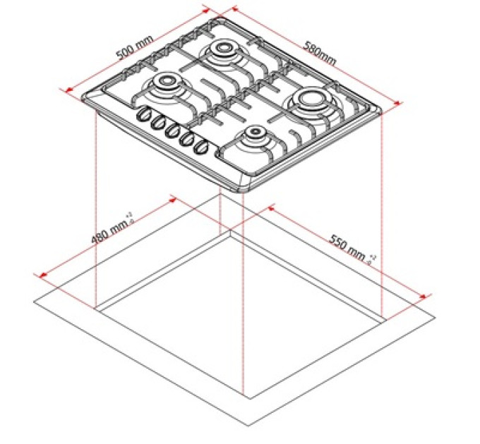 Варильна поверхня Liberty PWE 6511 AV (305)