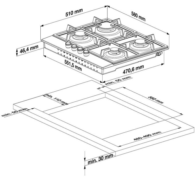 Варочная поверхность Beko HILg64225S