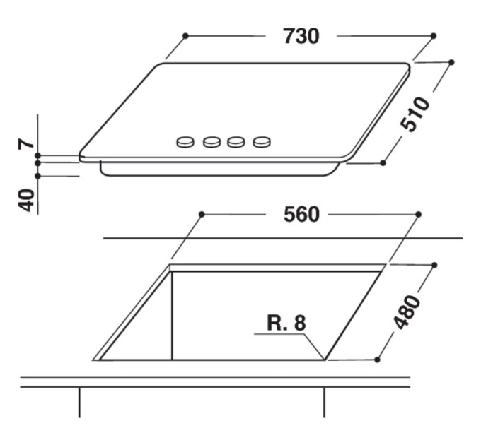 Варочная поверхность Whirlpool GMW 7522 IXL