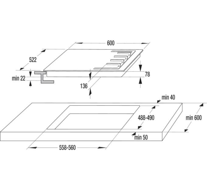 Варочная поверхность Gorenje G641W