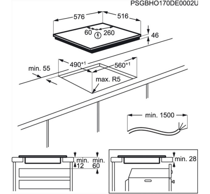 Варочная поверхность Aeg IKE64450XB