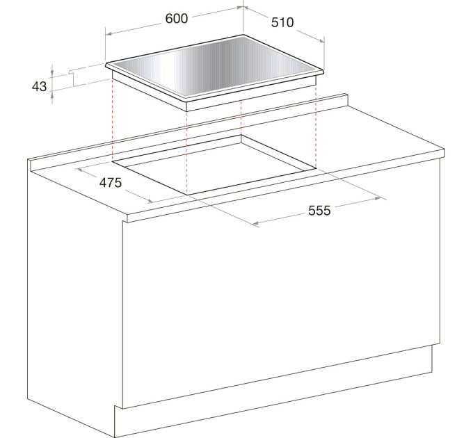 Варочная поверхность Hotpoint-Ariston TQG 641 HA (CF)