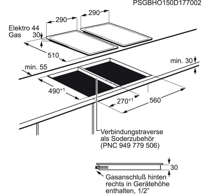 Варочная поверхность Zanussi ZGG35214XA