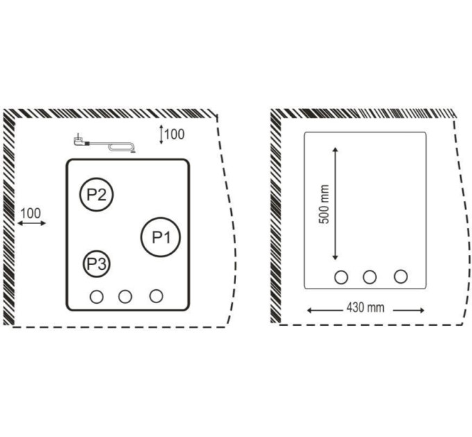 Варочная поверхность Borgio 4111-17 (Black Glass)