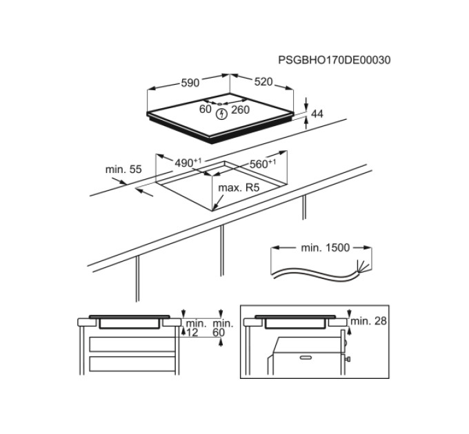 Варильна поверхня Electrolux IPE6443SF