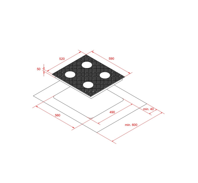 Варочная поверхность Interline TR 6411 AV