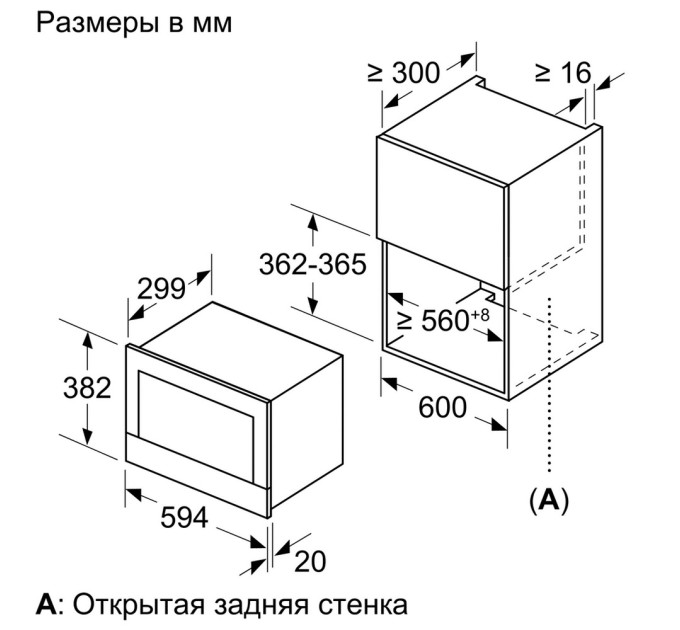 Встраиваемая свч Siemens BF634LgW1