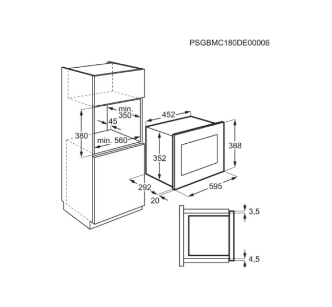 Вбудована свч Electrolux LMS2173EMW