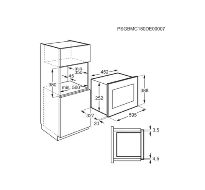 Вбудована свч Electrolux LMS2203EMX