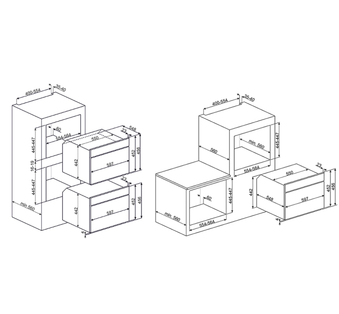 Вбудована свч Smeg SF4750MPO