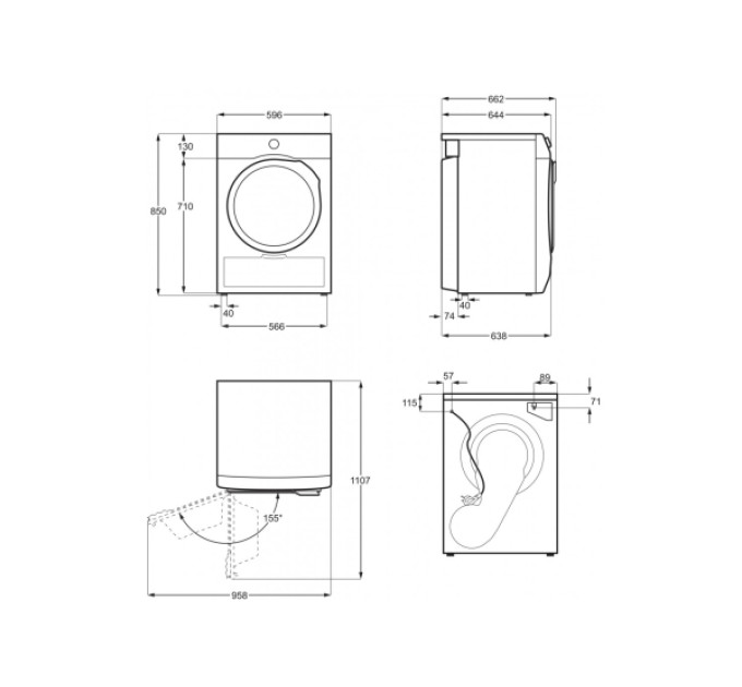 Сушильна машина Electrolux EW8HR358S