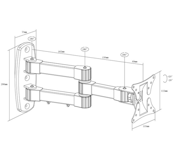 Кріплення для телевізора X-digital STEEL SA145