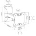 Кріплення для телевізора Brateck LDA19-111
