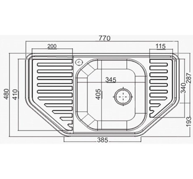 Кухонная мойка Interline AEK 770