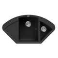 Кухонная мойка Elleci EASY CORNER FULL BLACK 40