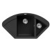 Кухонная мойка Elleci EASY CORNER FULL BLACK 40