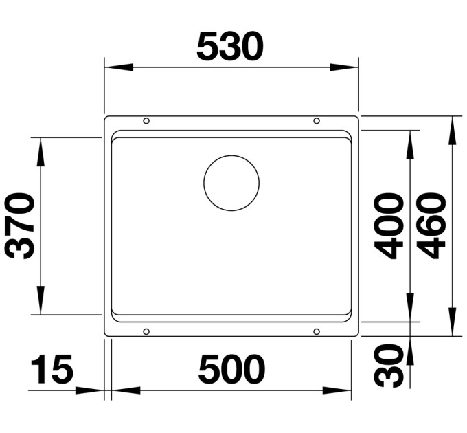 Кухонная мойка Blanco ETAGON 500-U 522227
