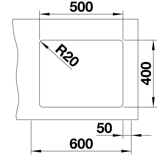 Кухонная мойка Blanco ETAGON 500-U 522232