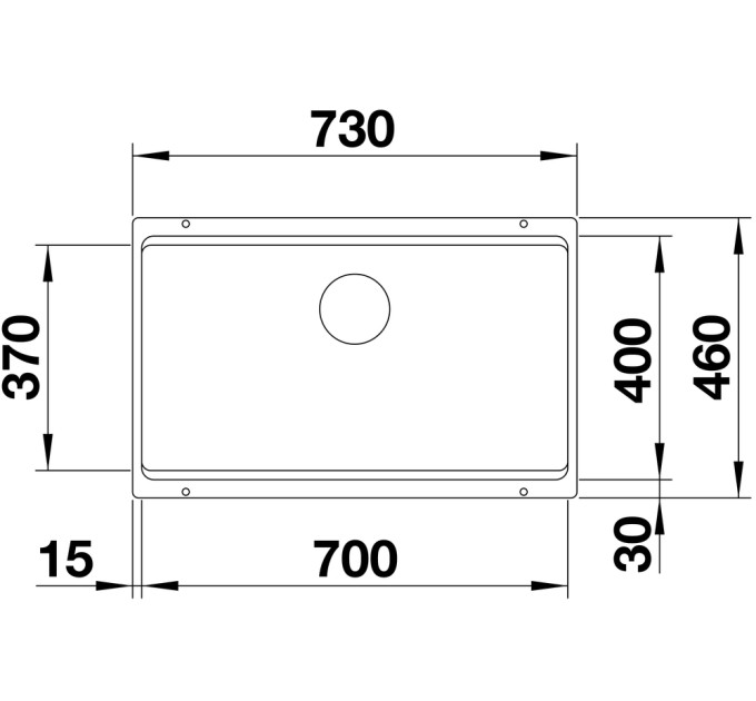 Кухонная мойка Blanco ETAGON 700-U 525171