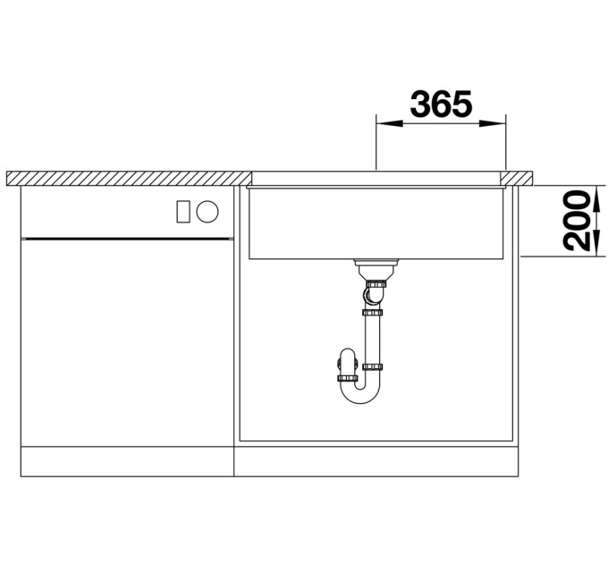 Кухонная мойка Blanco ETAGON 700-U 525171