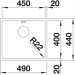 Кухонная мойка Blanco ANDANO 450-U 522963