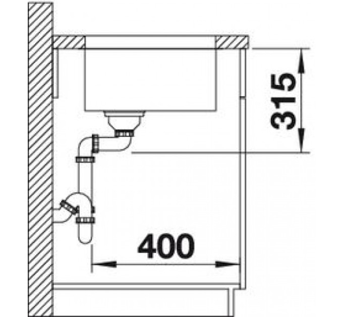 Кухонная мойка Blanco ANDANO 500-U 522967