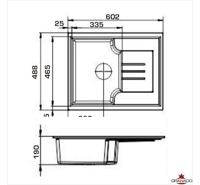 Кухонная мойка Granado Avila terra