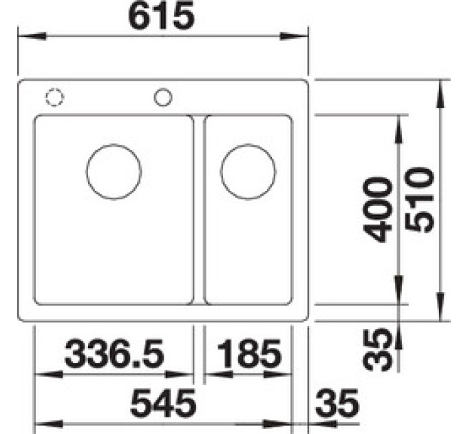 Кухонная мойка Blanco PLEON 6 Split 521689