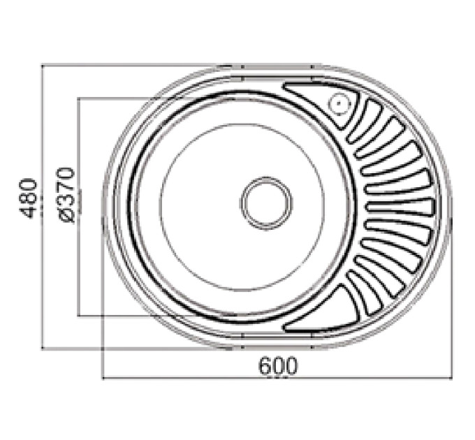 Кухонна мийка Interline AE 600 D