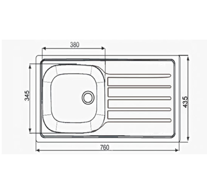 Кухонная мойка Interline AE 7650