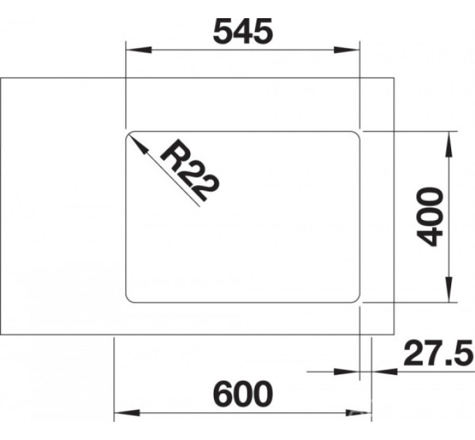 Кухонная мойка Blanco ANDANO 340 / 180-U 522979