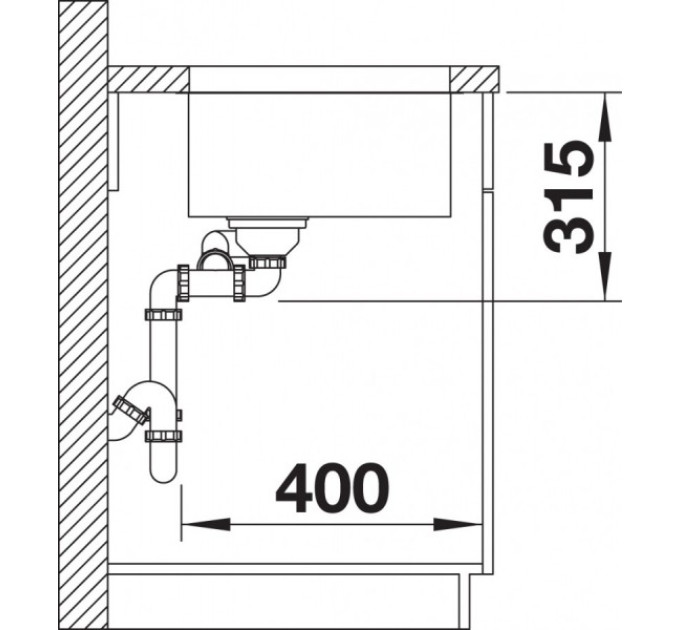 Кухонная мойка Blanco ANDANO 340 / 180-U 522979