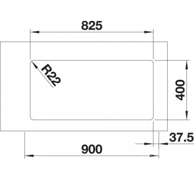 Кухонная мойка Blanco ANDANO 400 / 400-U 522987