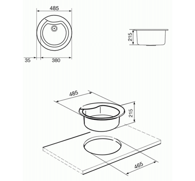 Кухонна мийка Smeg LSE48P