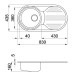 Кухонна мийка Elleci SPECIAL ROUND 830 SAT