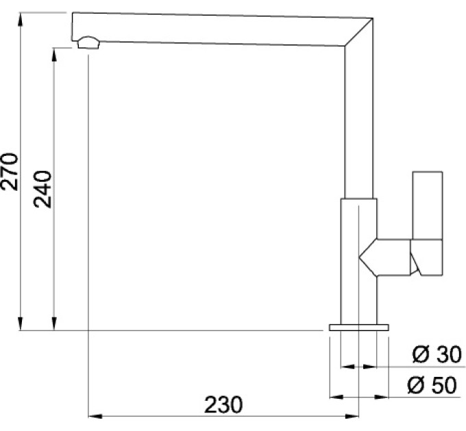 Змішувач Elleci Ares aluminium 79