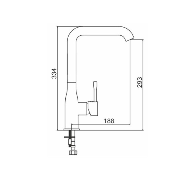 Змішувач Interline Loft new Old white