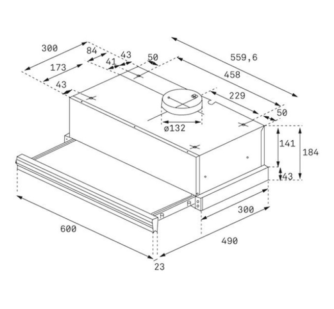 Вытяжка Teka  CNL 6400 IX 40436800