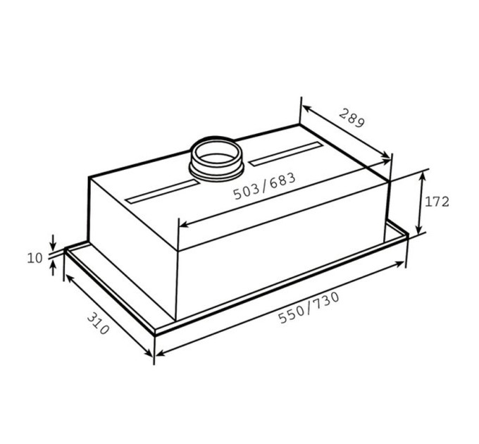 Вытяжка Teka  GFH 73 IX 40446710