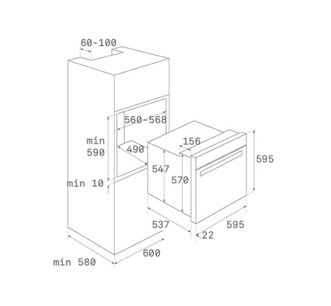 Духова шафа Teka HRB 6300 ATS 111010011