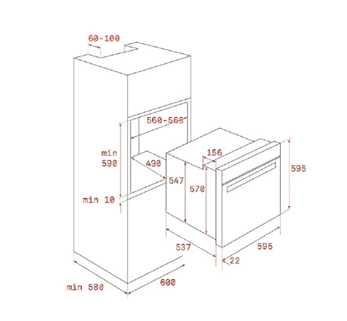 Духова шафа Teka HRB 6300 VN 111010012