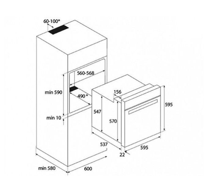 Духова шафа Teka HSB 610 WH 41560111