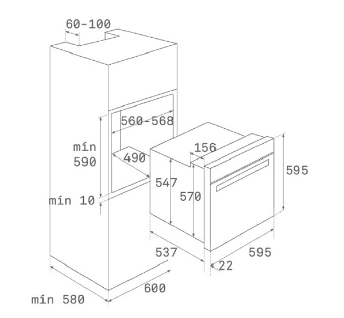 Духовой шкаф Teka  HSB 630 WH 41560133