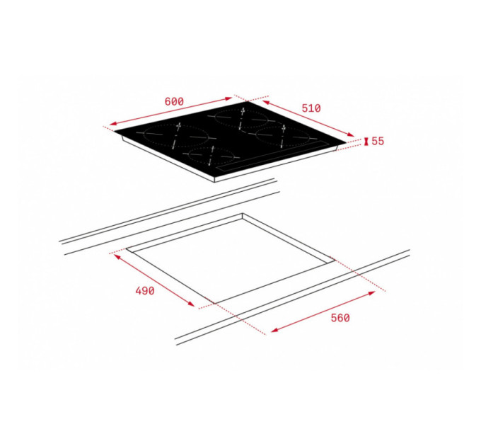 Варильна поверхня Teka IB 6415 (W, EASY)