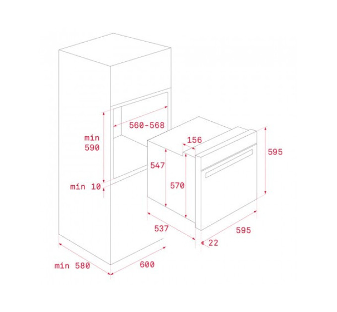 Духовой шкаф Teka  IOVEN Р BK 111000000