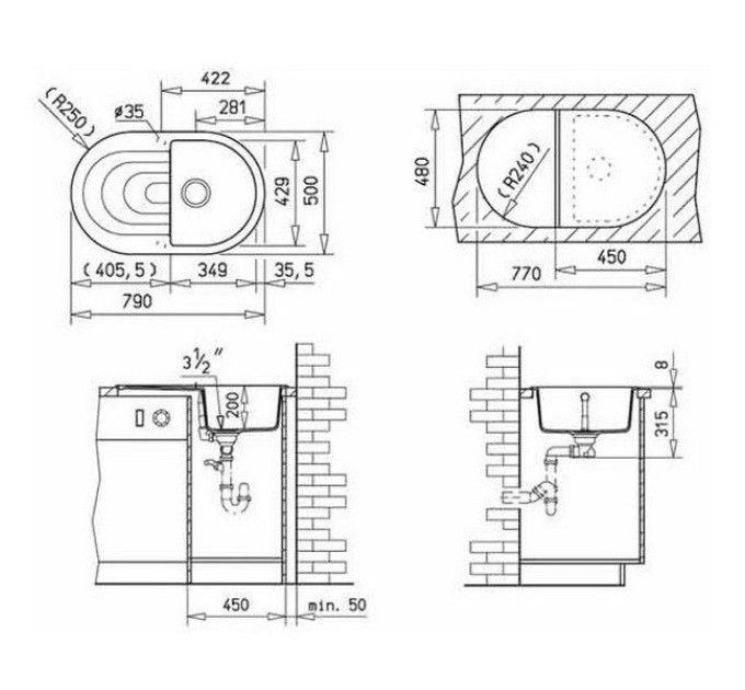 Кухонная мойка Teka  PERLA 45 B-TG БЕЖЕВЫЙ 40144588