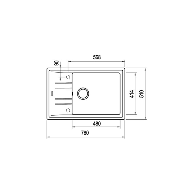Кухонная мойка Teka  STONE 60 S-TG1B 1D ПЕСОК