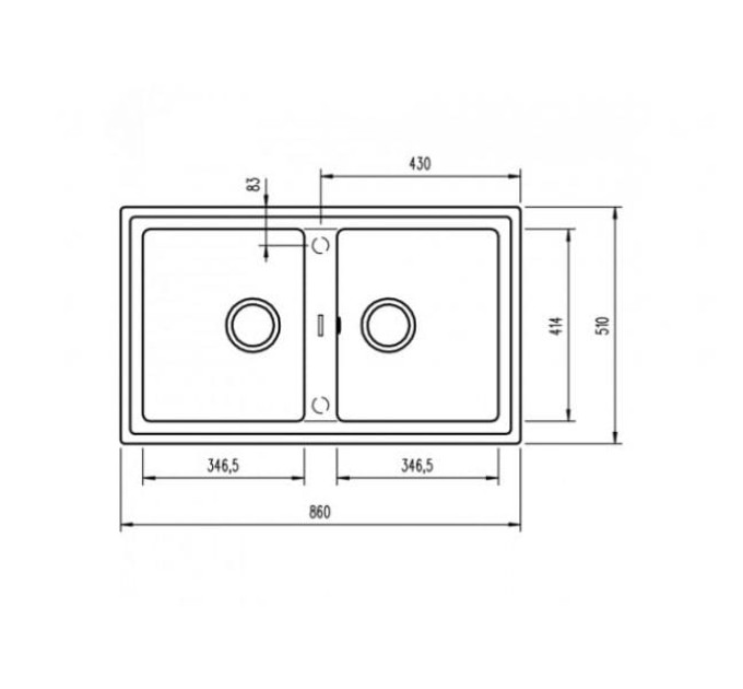 Кухонная мойка Teka  STONE 90 B-TG 2B БЕЛЫЙ