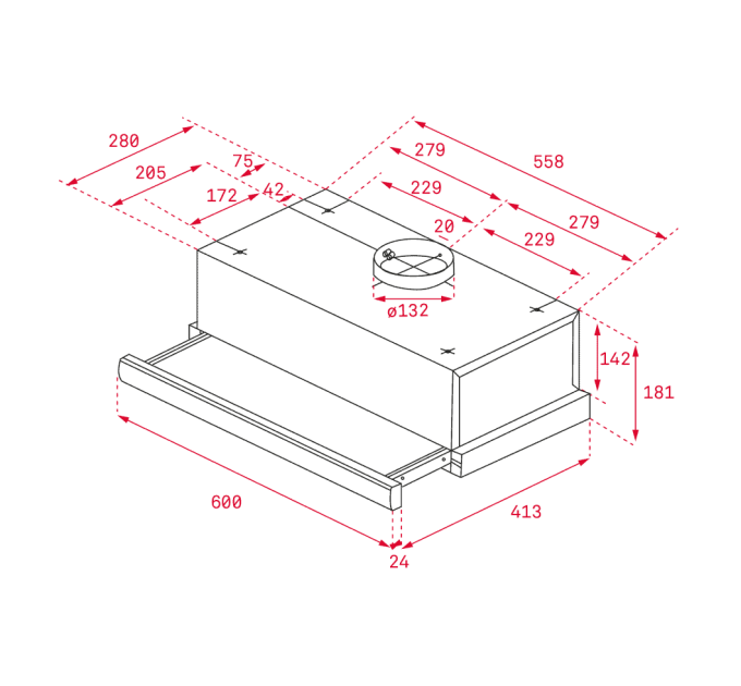 Витяжка Teka TL 6310 BL 40474252