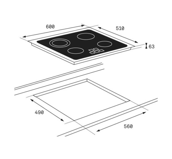 Варочная поверхность Teka  TZ 6415 40239040